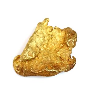 A high carat gold nugget,