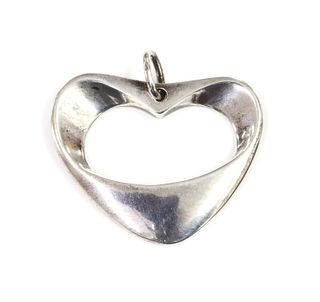 A sterling silver pendant, by Georg Jensen,