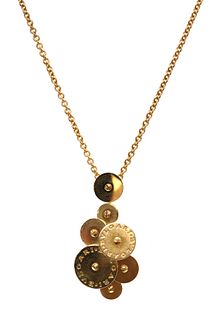 An 18ct gold Bulgari 'Cicladi' pendant,