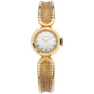 CERTINA LADY WATCH IN 18K YELLOW GOLD Movement: manual. Weight: 27.6 g