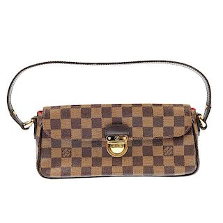 LOUIS VUITTON - a Damier Ravello shoulder bag. Designed with a damier coated canvas exterior, smooth