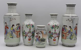 Grouping of Signed Chinese Republic Vases.