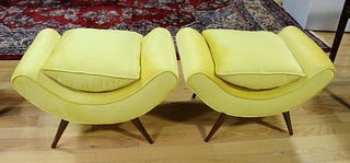 A Vintage And Quality Pr Of Upholstered