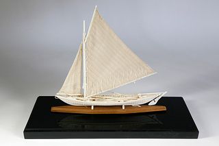 Azorean Bone Model of a Whaleboat