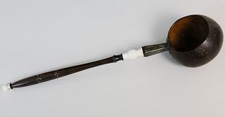 Whaleman Crafted Coconut Dipper, circa 1870
