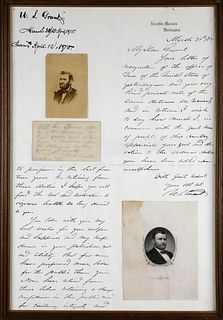 President Ulysses S. Grant Handwritten Note