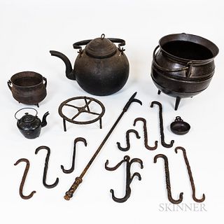 Group of Iron Hearth Items