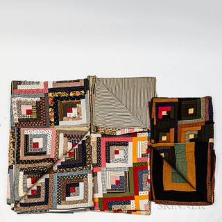 Three Log Cabin Quilts