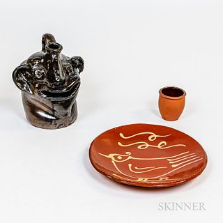 Three Contemporary Ceramic Pieces