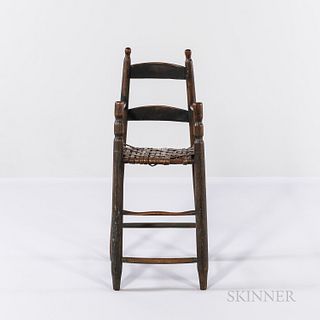 Slat-back High Chair
