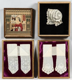 Four Framed Textiles