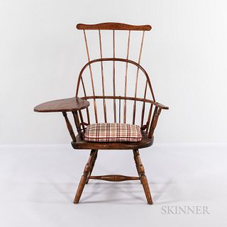 Bow-back Writing-arm Windsor Chair
