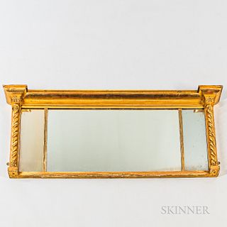Federal-style Gilt Overmantel Mirror