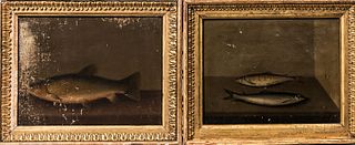 Two Framed American School Fish Studies