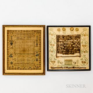 Two Early Framed Samplers