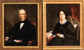 Two Framed American Portraits