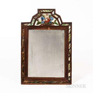 Reverse-painted Courting Mirror