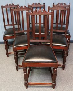 Six Mahogany Dining Chairs