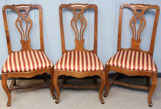 Three Italian Side Chairs