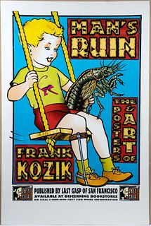 (2) Frank Kozik/Mans Ruin Posters