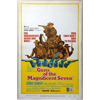 Guns of the Magnificent Seven Movie Exhibition poster