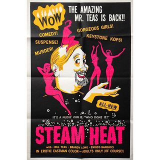 Original- Steam Heat- Adult B-Film Movie Poster