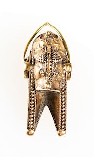 22K Gold Thali Amulet, India, XIX c.