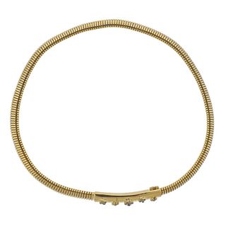 Cartier 18k Gold Diamond Flexible Necklace