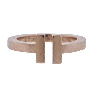 Tiffany & Co T Wire 18k Rose Gold RIng