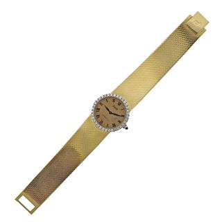 Piaget Tiffany & Co 18k Gold Diamond Watch 