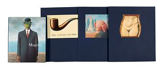 Magritte, René "Blue Box. Deluxe-Ausgabe. Ausstellungskatalog ""Magritte"" der Galerie nationale du Jeu de Paume in Paris hrsg. von Daniel Abadie. Mit