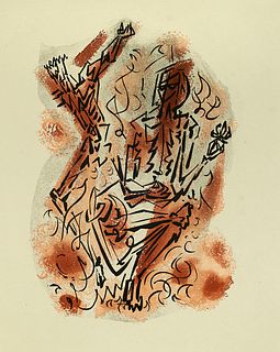 Malraux, André Les Conquérants. Trente-trois eaux-fortes originales en deux couleurs gravées par André Masson. Mit 33 zweifarb. (26 ganzs.) Original A