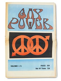   Sammlung von Zeitungen zur homosexuellen Emanzipations-, zur Studenten- und Bürgerrechtsbewegung in den USA 1969.