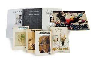   Sammlung illustrierter Bücher, darunter 6 Werke in Vorzugsausgabe mit (zus. 6) sign. u. num. Original-Radierungen.