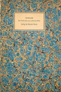   Lieder der deutschen Mystik. Ausgewählt und herausgegeben von Josef Bernhart. Titel und 68 Initialen von Anna Simons. München, Bremer Presse, 1922. 