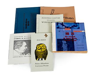   Sammlung von 6 Werken der Corvinus Presse, Berlin.
