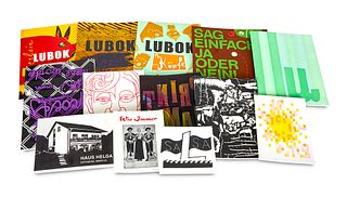   "Sammlung von 13 Werken aus der Reihe ""Spezial"" des Lubok Verlags, Leipzig. Mit Originallinolschnitten, -holzschnitten und -siebducken."