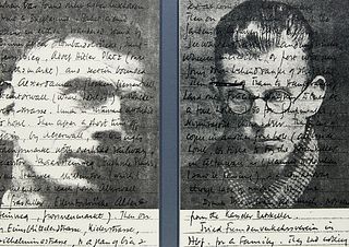 Beckett, Samuel "Alles kommt auf so viel an. Das Hamburger Kapitel aus den ""German Diaries"". Mit 2 farbigen, 4-seitigen Original-Graphiken von R. Qu