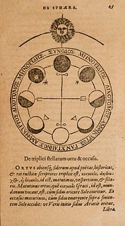 Valerius, Cornelius De sphaera et primis astronomiae rudimentis libellus utilissimus...Mit zahlreichen Textholzschnitten. Antwerpen, Plantini, 1585. 7