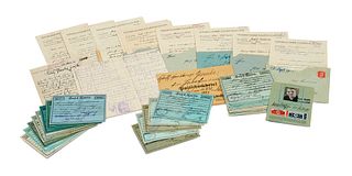   Sammlung von Briefen und Mitgliedskarten aus dem Nachlass des Realitätenbesitzers, Jägers und Sägearbeiters Josef Buchwieser aus Riedelsbach (und Mü