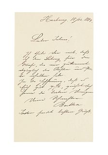   Sammlung von ca. 44 Dokumenten, Briefen u.a. aus dem Nachlass der Familie Oppenheimer. Meist Hameln, um 1851-1976.