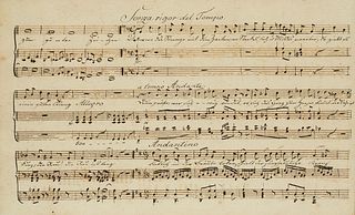   Das Lied von der Glocke von Friedrich v. Schiller in Musik gesezt von Hurka (hs. Titel). Notenmanuskript. Um 1820. Quer-8°. Tit., 25 Notenbl., 1 Tex