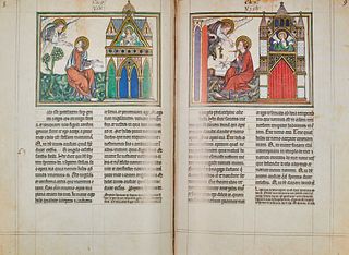   Apokalypse. Manuskript Douce 180, Bodleian library Oxford. Mit 283 tls. goldgehöhten Miniaturen und zahlr. Initialen. Vollfaksimile u. Kommentar in 