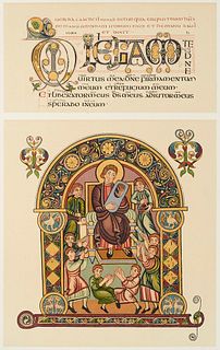 Warner, G. F. Illuminated manuscripts in the British Museum. Miniatures, borders, and initials reproduced in gold and colors. With descriptive text by