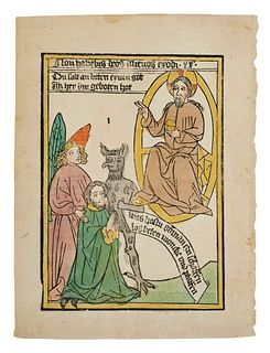  Die zehn Gebote. Faksimile eines Blockbuchs von 1455/1458 aus dem Codex Palatinus Germanicus 438 der Uiversitätsbibliothek Heidelberg. Mit einem Kom