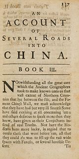 Avril, (Philippe) Travels into divers Parts of Europe and Asia, Undertaken by the French King's Order to Discover a New Way by Land Into China. Contai