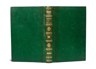 Icher de Villefort, P. F. M. Voyage à la fontaine de Vaucluse, suivi d'un essai sur Pétrarque. Paris, o. V., 1809. 272 S., 1 Bl. 8°. Grüner HLdr. mit 