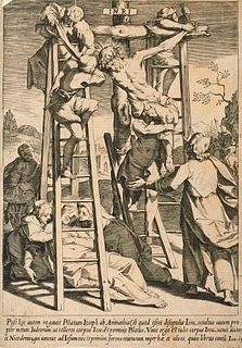 Jode, Pieter I de Sammlung von 10 Bll. aus der Serie der Passion Christi nach Andrea Boscoli. Um 1590-1632. Hrsg. von Matteo Florimi, Siena. Je Kupfer