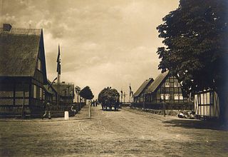   Führerschule der deutschen Ärzteschaft Alt-Rehse. Sammlung von 19 Photopostkarten zur Erinnerung an einen dortigen Besuch am 14. Aug. 1937. Silberge
