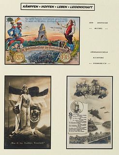   Kämpfen - Hoffen - Leben - Leidenschaft. Soldatenleben im Ersten Weltkrieg. Sammlung von ca. 440 Feldpostkarten (Photo, Litho u.a.). 1914-1918. Je b